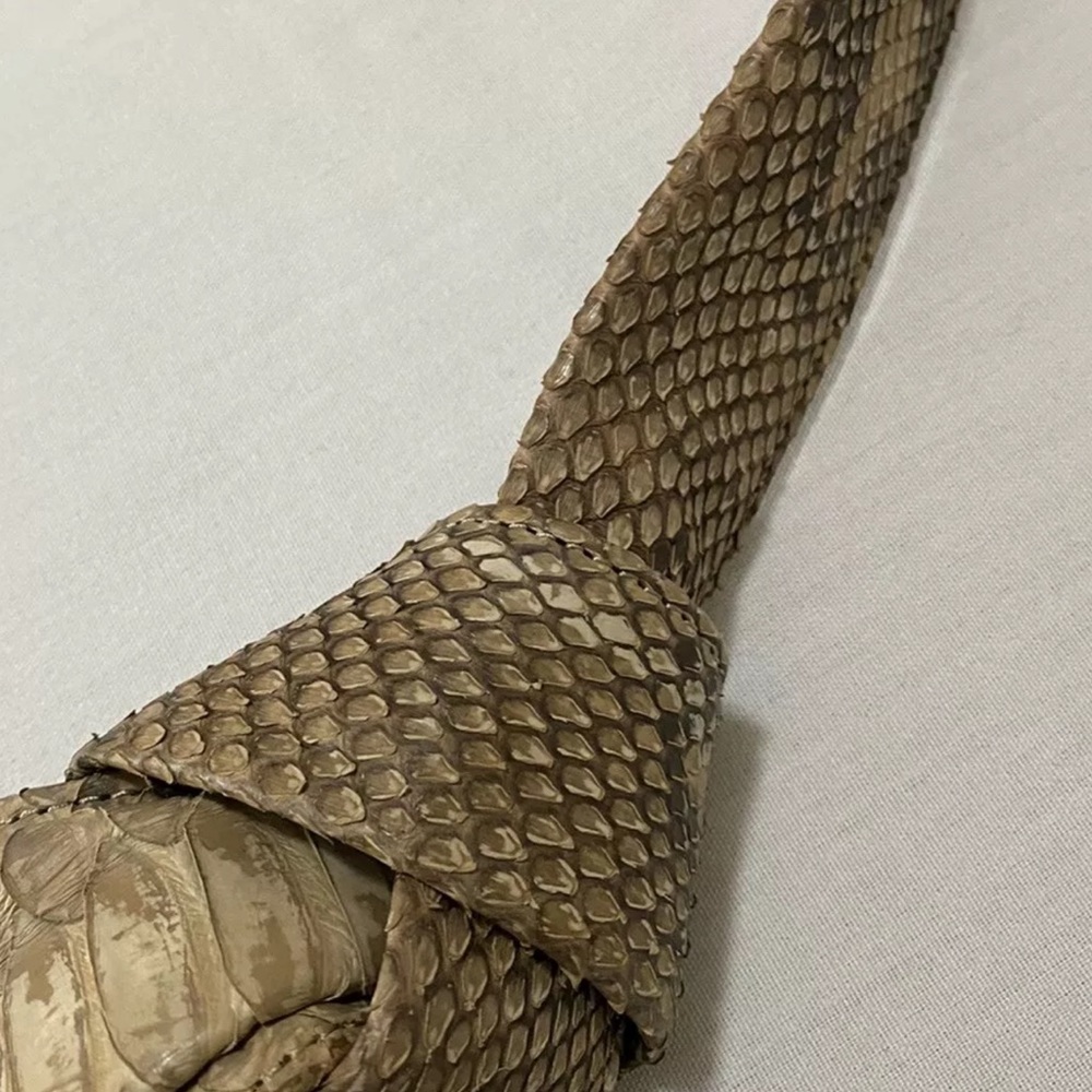 Byron 100% Python Snakeskin Hobo Bag - image 4